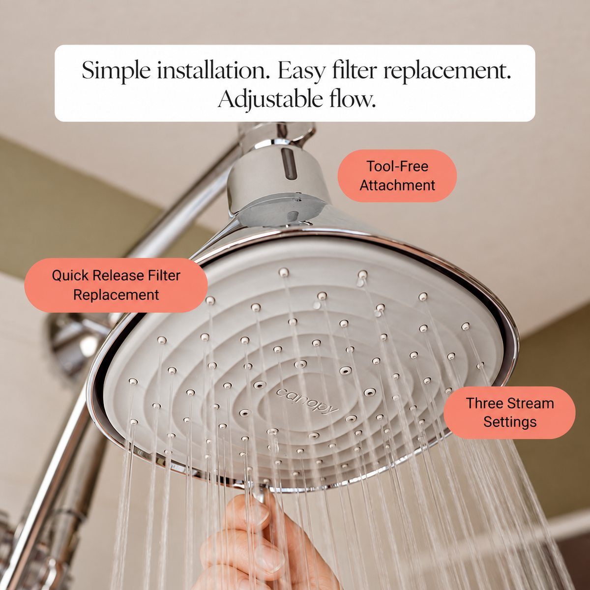 Filtered Showerhead