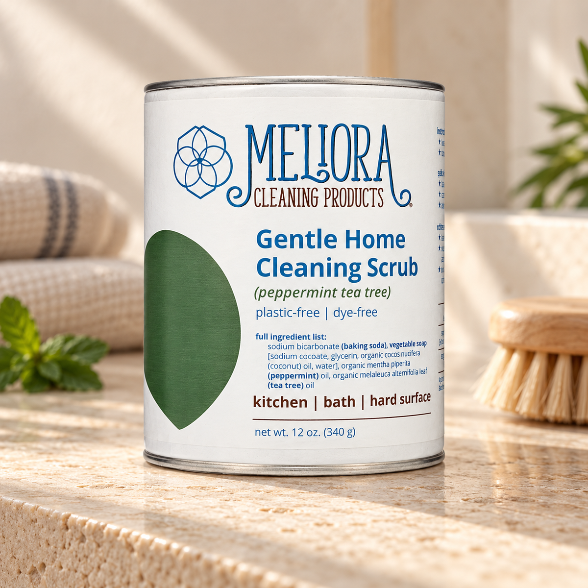 Gentle Home Cleaning Scrub Powder - Plastic-Free