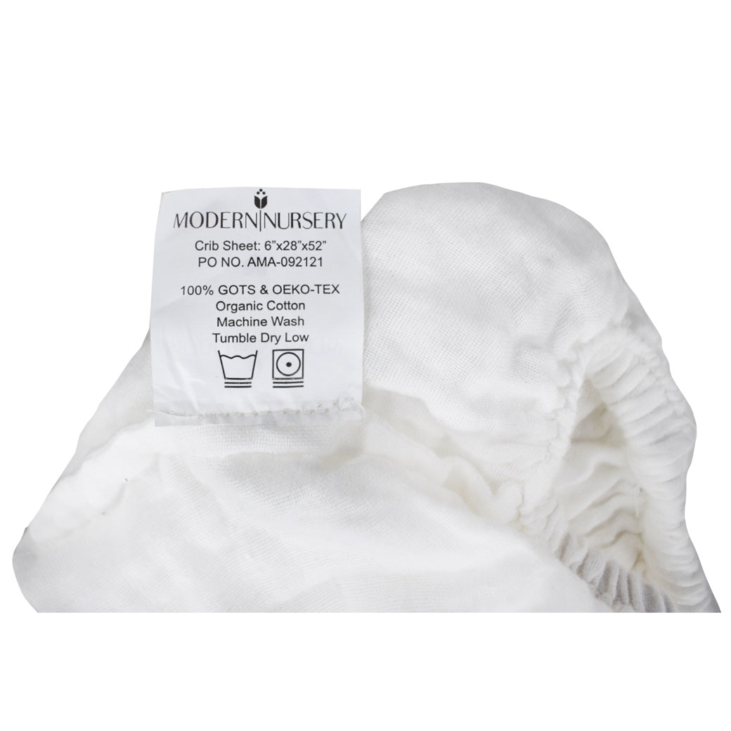 Organic Muslin Crib Sheets (Set of 2)