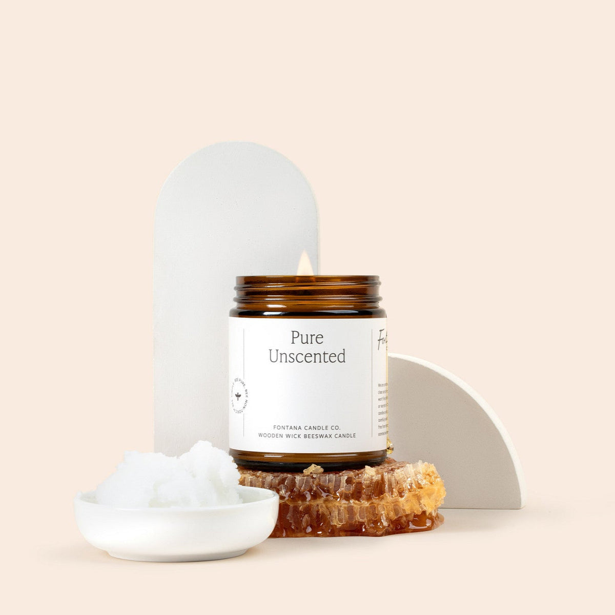 Pure Unscented Jar Candle