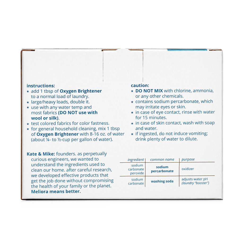 Oxygen Brightener Bleach Alternative Booster - Refill