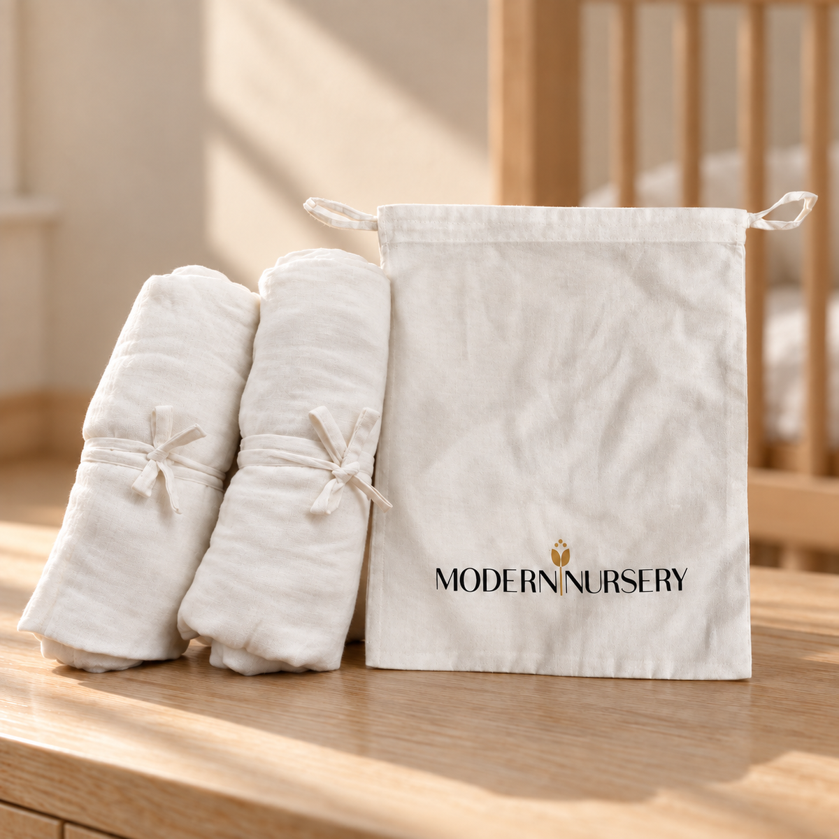 Organic Muslin Crib Sheets (Set of 2)